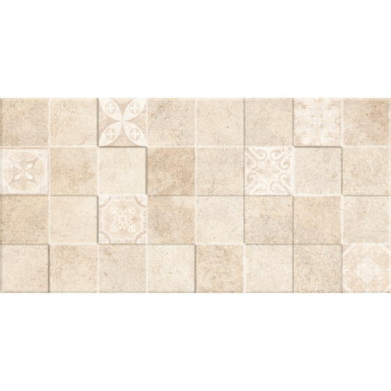 TEXEL CUBIK BEIGE 30x60 ανάγλυφο μπεζ πλακάκι τοίχου stone look
